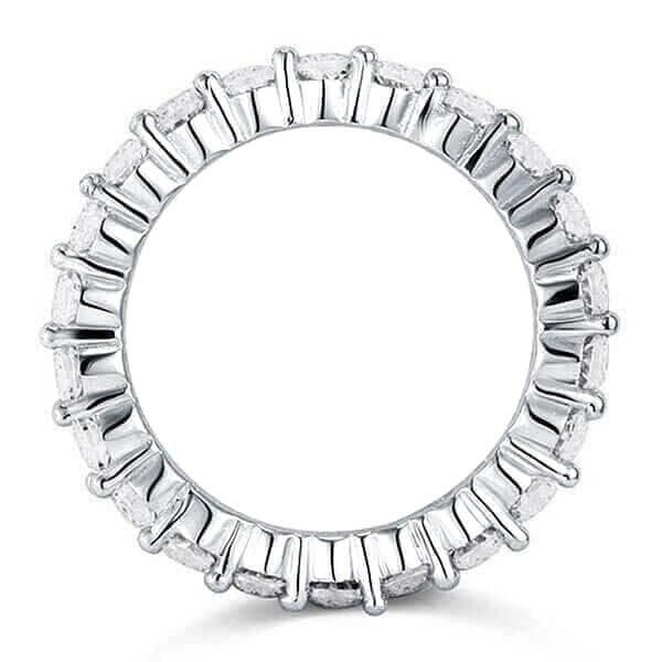 Emerald Cut Blue Topaz Bridal Ring Set in Rhodium Plated 925 Sterling Silver