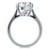 Sterling Silver Round Cut Channel Setting Bridal Wedding Set 4.75 CTW