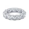 Eternity Created White Sapphire Wedding Band - 925 Sterling Silver
