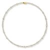 Round Cut Tennis Necklace for Women in 925 Sterling Silver with 14.05 CT. TW.