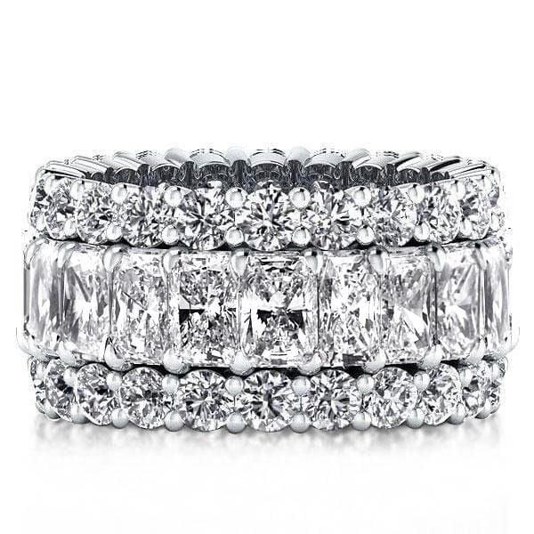Elegant 925 Sterling Silver Wedding Band for Her | 12.8mm Wide