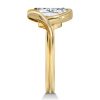 Cushion Cut Solitaire Vintage Engagement Ring - 4.0 CT. TW. - White Gold Plated Sterling Silver
