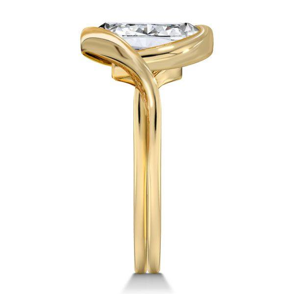 Cushion Cut Solitaire Vintage Engagement Ring - 4.0 CT. TW. - White Gold Plated Sterling Silver