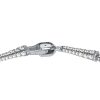 Pave Setting Lola Linked Bracelet in Sterling Silver with Diamond Simulants