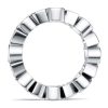 Women's Pear Cut Eternity Wedding Band, Bezel Setting, 5.68 CT. TW., 925 Sterling Silver