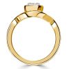 Oval Cut Sterling Silver Wedding Ring Set - Unique Engagement Ring for Women
