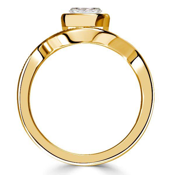 Oval Cut Sterling Silver Wedding Ring Set - Unique Engagement Ring for Women