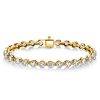 Round Cut Cubic Zirconia Tennis Bracelet for Women - Sterling Silver (10.08 CT. TW.)