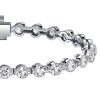 Round Cut Cubic Zirconia Tennis Bracelet for Women - Sterling Silver (10.08 CT. TW.)