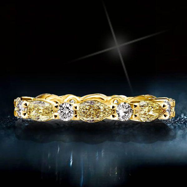 2mm Gold Plated Sterling Silver Wedding Band - Sparkly Anniversary Ring
