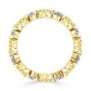2mm Gold Plated Sterling Silver Wedding Band - Sparkly Anniversary Ring