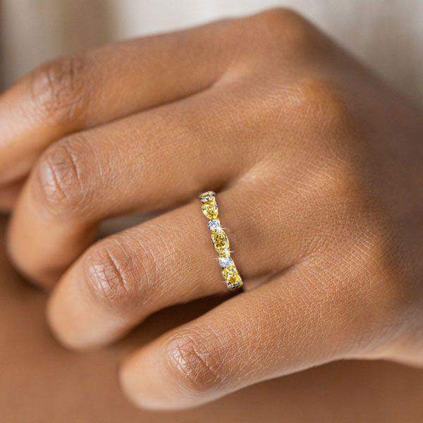 2mm Gold Plated Sterling Silver Wedding Band - Sparkly Anniversary Ring