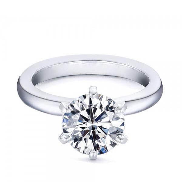 Classic White Sapphire Sterling Silver 3PC Wedding Ring Set