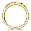 Marquise & Round Cut Half Eternity Wedding Band in Sterling Silver (0.29 CT. TW.)