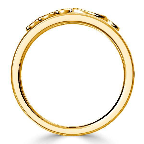 Marquise & Round Cut Half Eternity Wedding Band in Sterling Silver (0.29 CT. TW.)