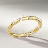 Antique Twist Eternity Wedding Band - 18K Gold Plated Sterling Silver - 0.35 CTW