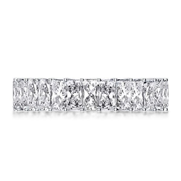 7.00 CT. TW. Sapphire Eternity Band in 925 Sterling Silver