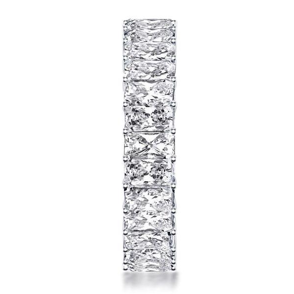 7.00 CT. TW. Sapphire Eternity Band in 925 Sterling Silver