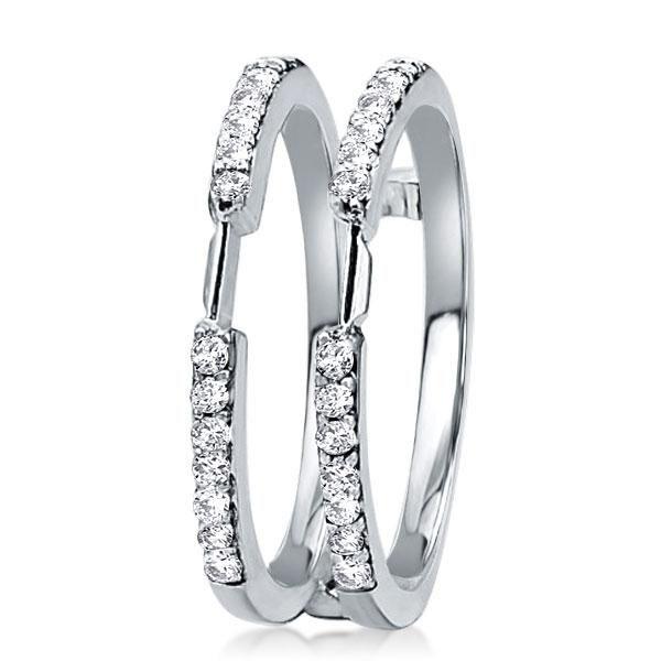 Classic Women's Sterling Silver Bridal Ring Set - 2.00 CT Center Stone