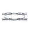 Classic Women's Sterling Silver Bridal Ring Set - 2.00 CT Center Stone