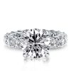 Eternity Created White Sapphire Engagement Ring - 925 Sterling Silver