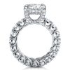 Eternity Created White Sapphire Engagement Ring - 925 Sterling Silver