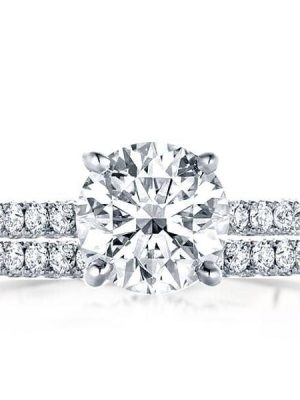 Classic Round Cut Women's Bridal Set in 925 Sterling Silver