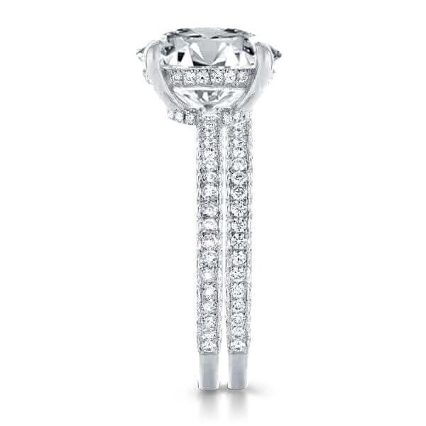 Classic Round Cut Women's Bridal Set in 925 Sterling Silver
