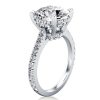 Classic Pear Cut Bridal Set in Rhodium Plated 925 Sterling Silver
