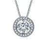 Halo Round & Cushion Cut Sterling Silver Bridal Jewelry Set - 5.0 CT. TW.