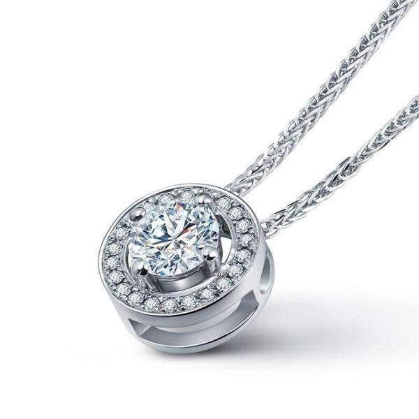 Halo Round & Cushion Cut Sterling Silver Bridal Jewelry Set - 5.0 CT. TW.