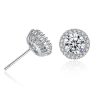 Halo Round & Cushion Cut Sterling Silver Bridal Jewelry Set - 5.0 CT. TW.
