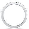 Round Cut Diamond Channel Set Half Eternity Band in 925 Sterling Silver