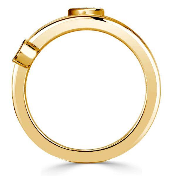 Esperanza Emerald Engagement Ring - 18K Gold Plated Sterling Silver