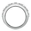 Oval Cut Amethyst Wedding Band Ring in 925 Sterling Silver, 3.32 CT TW