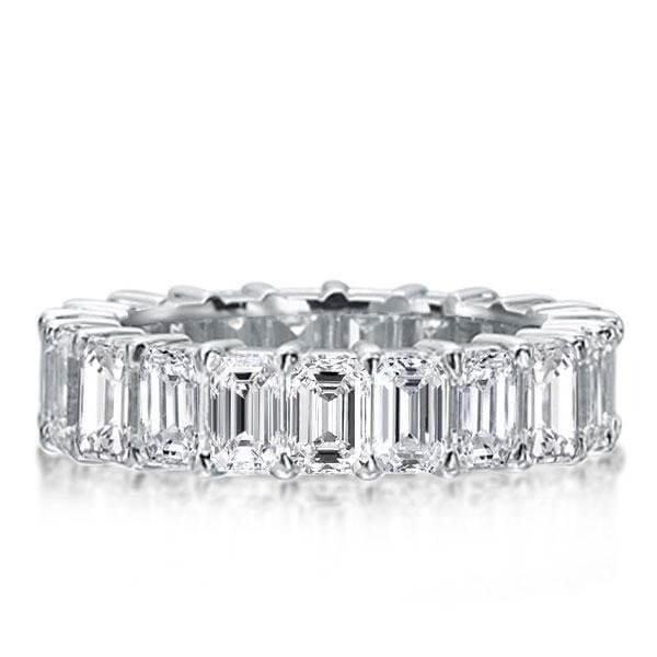 Stackable Sterling Silver Band Set with Oval, Emerald, and Pear Cut Stones