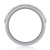 Pear & Round Half Eternity Wedding Band - 925 Sterling Silver