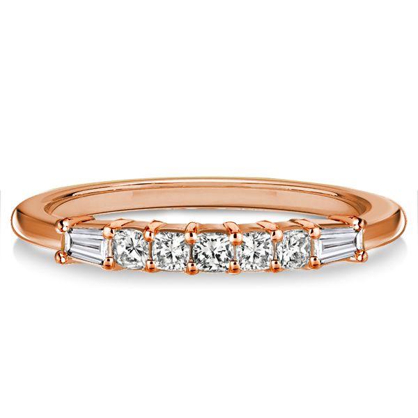 Five Stone Cushion Cut Wedding Band for Women in Sterling Silver