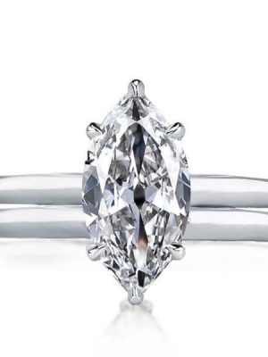 Sterling Silver Solitaire Created White Sapphire Bridal Ring Set