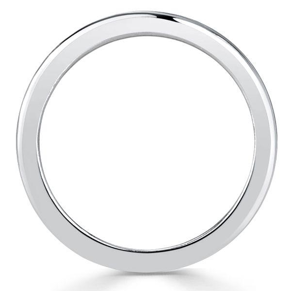 Baguette Cut Eternity Band - 925 Sterling Silver Wedding Ring for Women