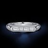 Baguette Cut Wedding Band - 925 Sterling Silver Anniversary Ring