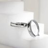 Sterling Silver Hoop Earrings for Women - 21.2mm Diameter