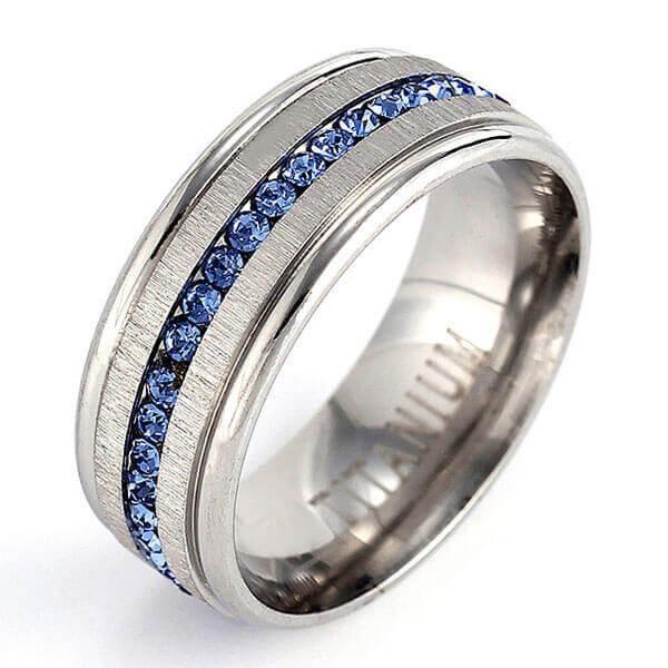 Affordable Silver-Plated Wedding Band for Men - 8MM Comfort Fit