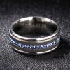 Affordable Silver-Plated Wedding Band for Men - 8MM Comfort Fit