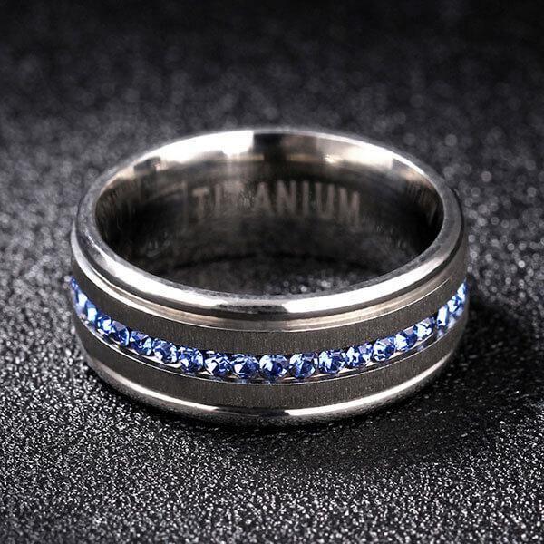 Affordable Silver-Plated Wedding Band for Men - 8MM Comfort Fit