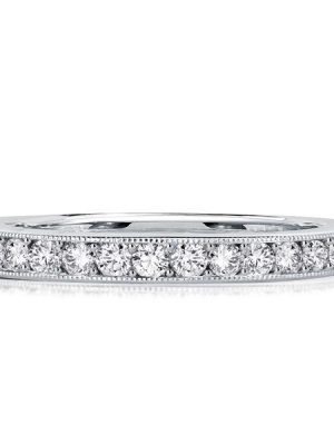 Eternity Channel Set Wedding Band - 0.93 CT TW Sterling Silver