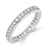 Eternity Channel Set Wedding Band - 0.93 CT TW Sterling Silver