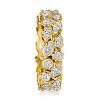 2.75 CT. TW. Multi Cut Eternity Wedding Band in Sterling Silver - Posey Style Stacking Ring