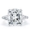 Sterling Silver 3.50 CT CZ Engagement Ring - Rhodium Plated
