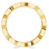 Round Cut CZ Wave Eternity Band in Sterling Silver - Wedding or Fashion Ring